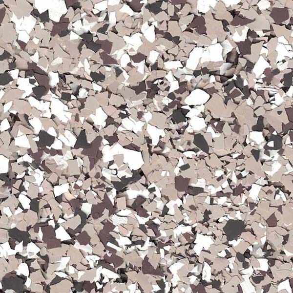 A speckled pattern featuring beige, brown, and white irregular shapes, creating a textured, abstract mosaic appearance. No landmarks or historical buildings present.